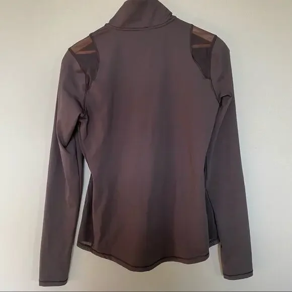 Victoria’s Secret Sport | Black Mesh Detail Zip Up Workout Jacket - Picture 4 of 7